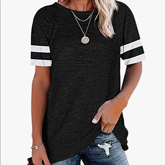 Womens Tops Casual T-Shirt Tunics Cotton Knits Tees -brand new in package - Picture 1 of 4